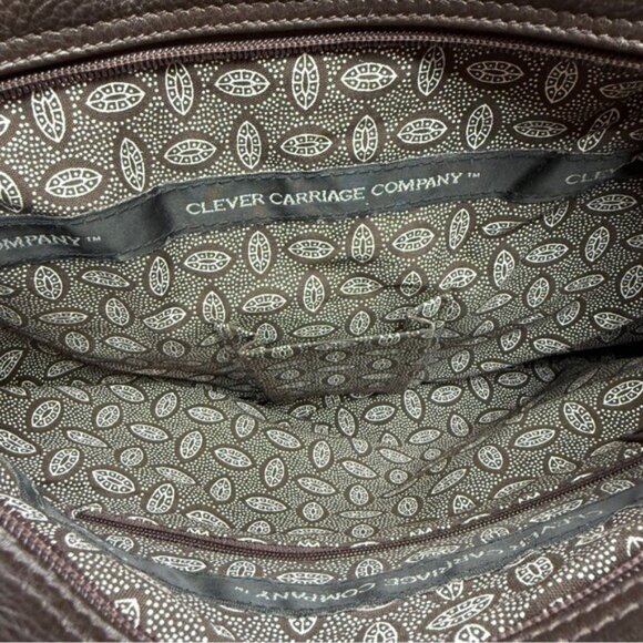 Clever Carriage Company Springbok Hide Shoulder Bag - Picture 6 of 7